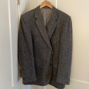 Vintage Magee Donegal Tweed Jacket Blazer - Men’s 42 - Grey Herringbone